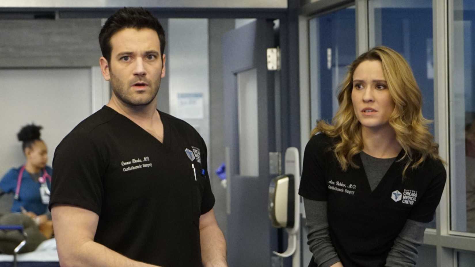 Connor and Ava ready for a crisis in Chicago Med season 3, episode 18