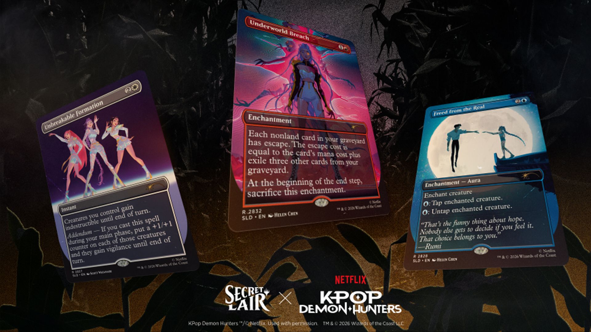 MTG Secret Lair KPop Demon Hunters