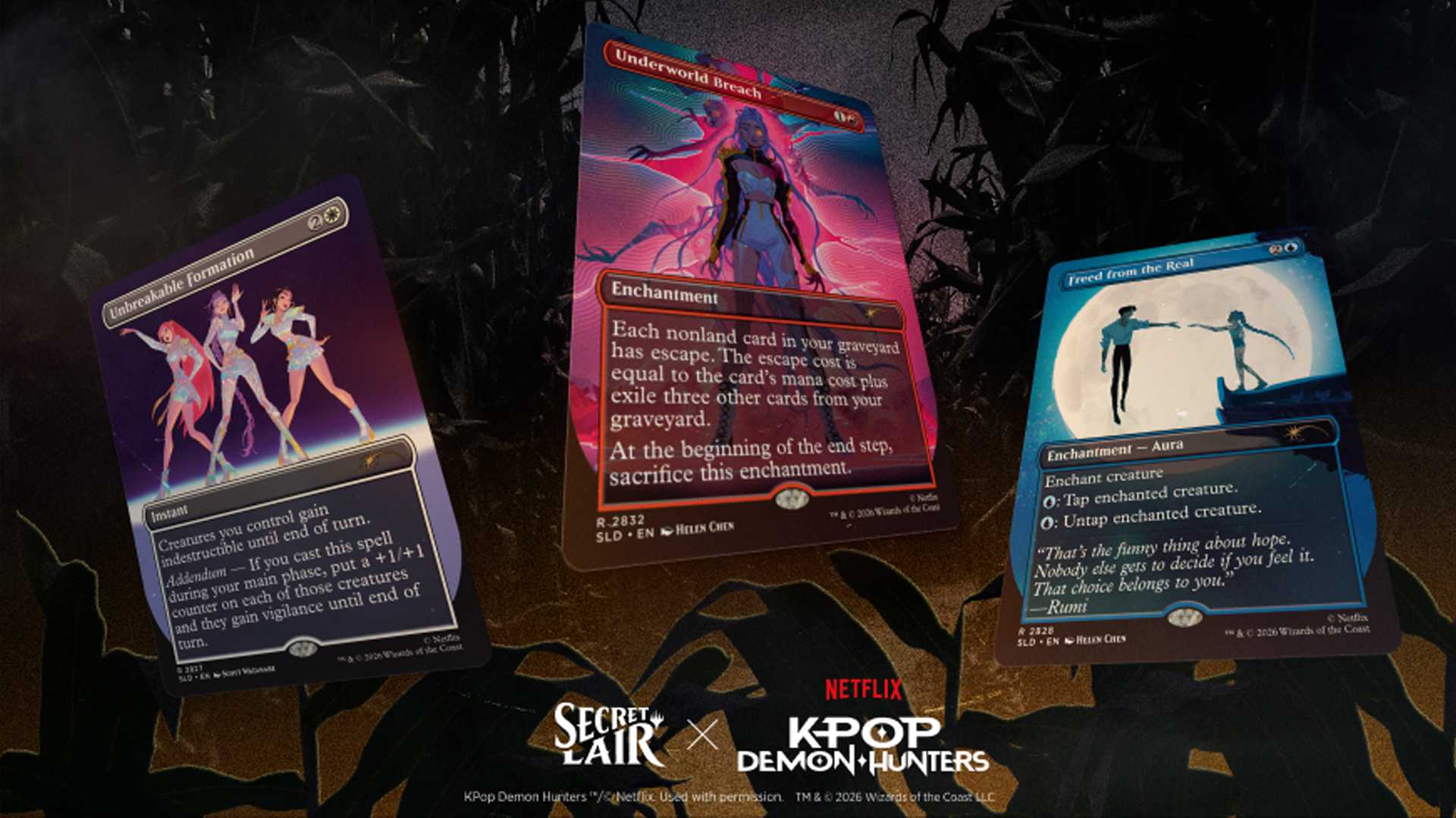 MTG Secret Lair KPop Demon Hunters