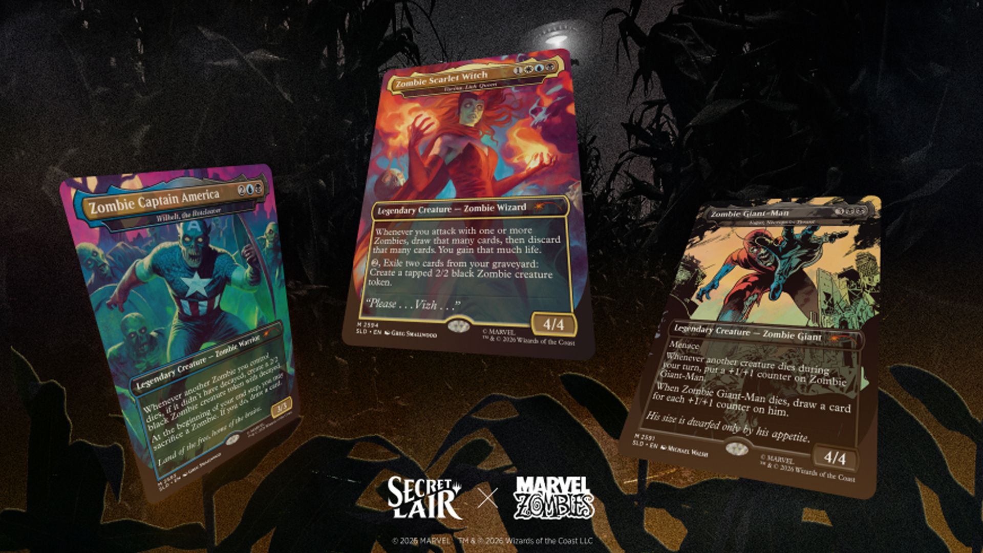 MTG Secret Lair Marvel Zombies