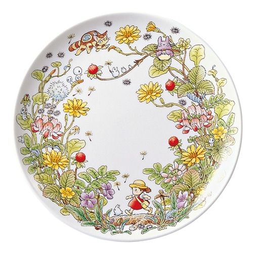 my neighbor totoro mock strawberry plate