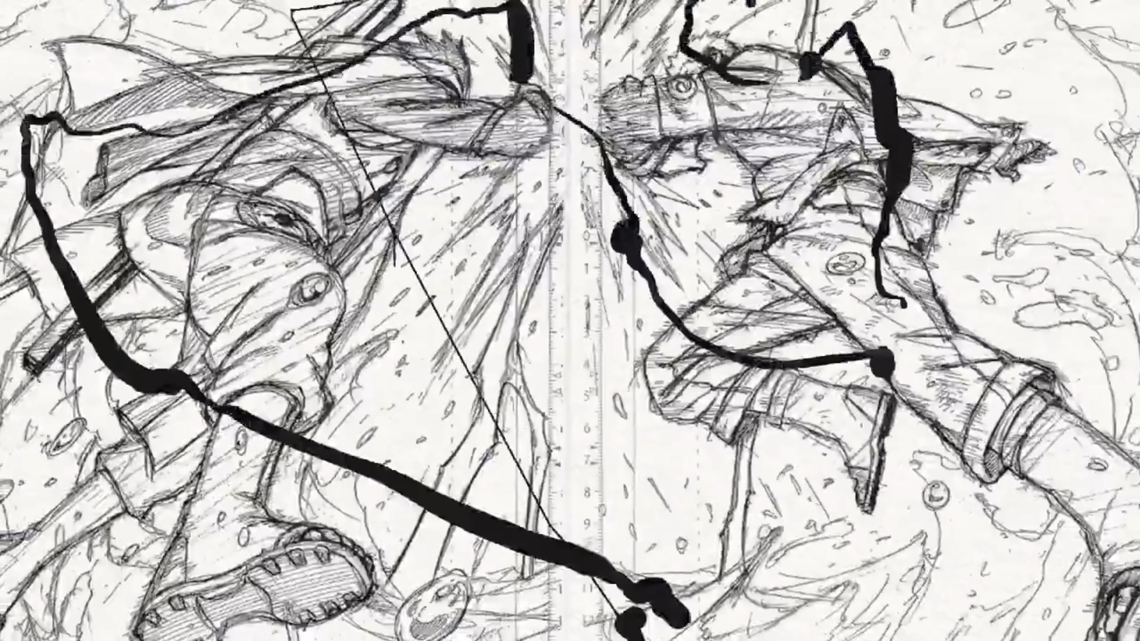 Naruto Shadow Rising New Manga by Kishimoto Naruto and Sasuke FIghting
