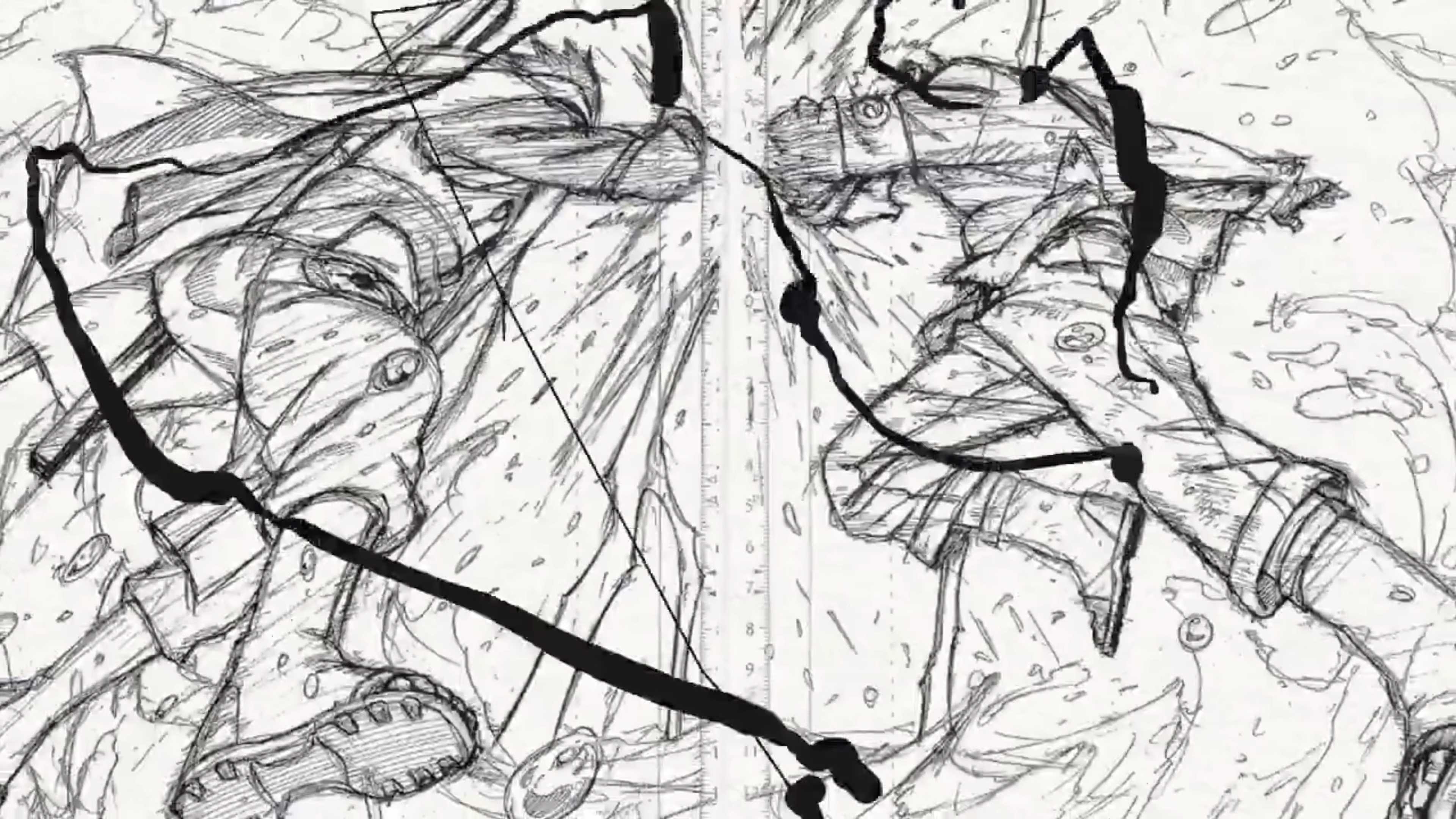 Naruto Shadow Rising New Manga by Kishimoto Naruto and Sasuke FIghting