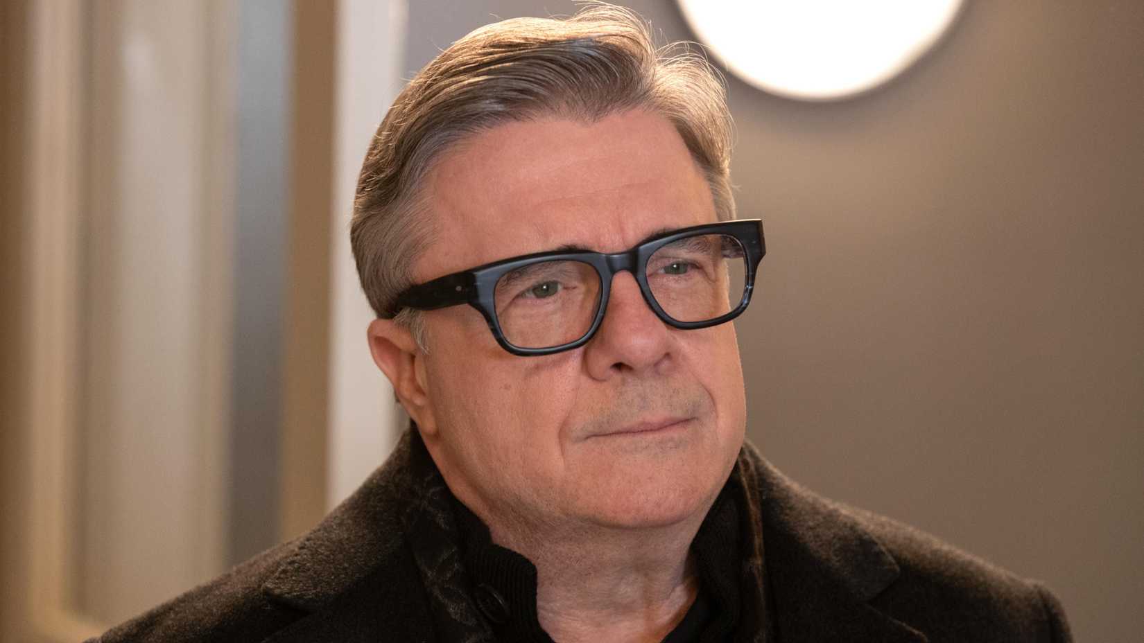 Nathan Lane plays Teddy Dimas in Only Murders in the Building.