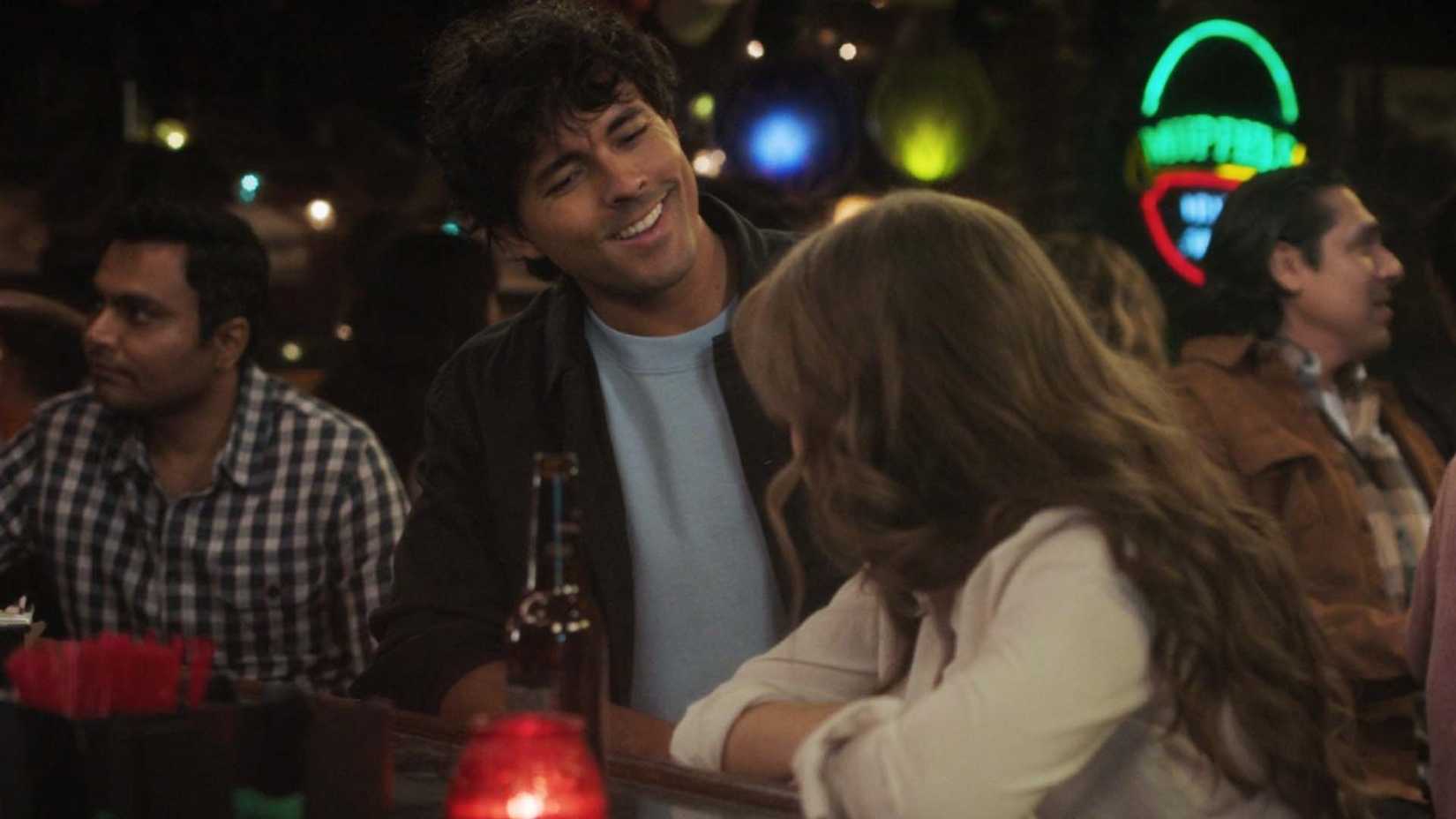 Niko Terho as Lucas Adams and Jade Pettyjohn as Dani Spencer in Grey's Anatomy season 23