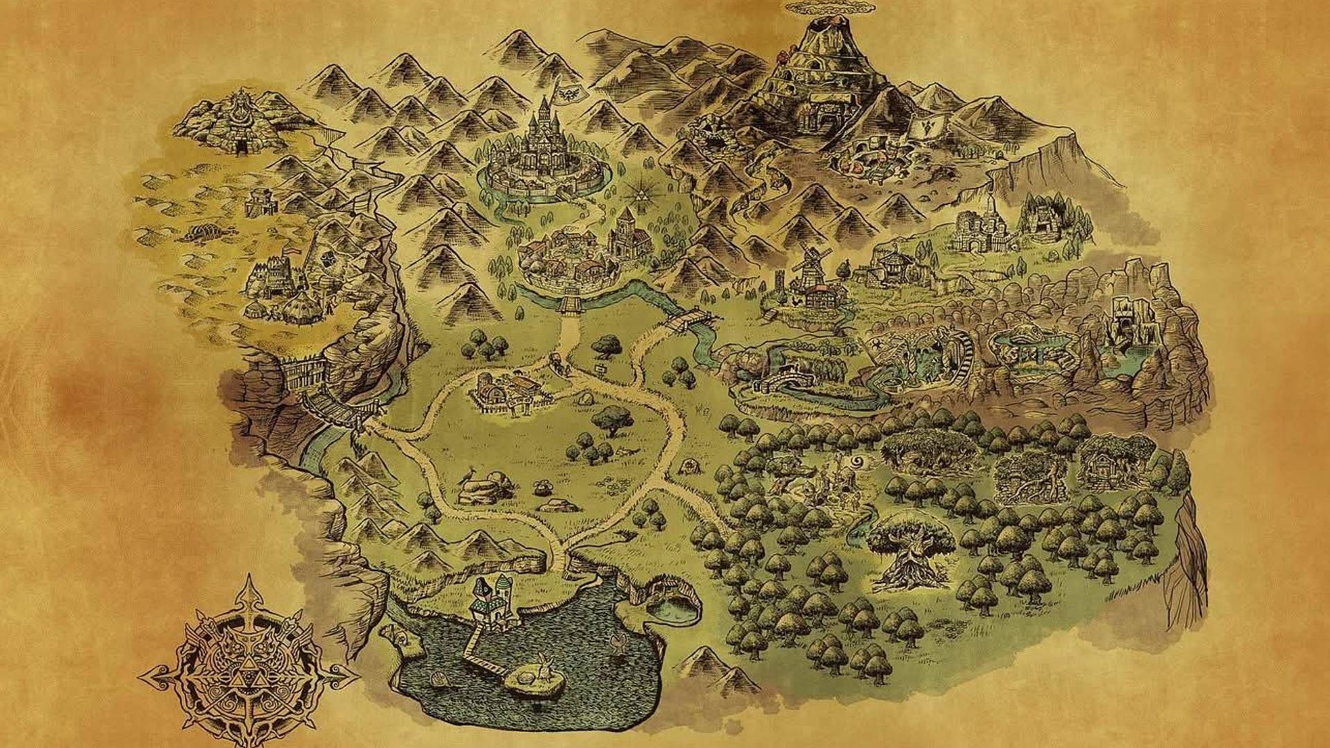 Zelda: Ocarina Of Time Remake World Map Size Officially Unveiled