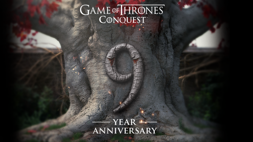 Game of thrones conquest 9th anniversary banner