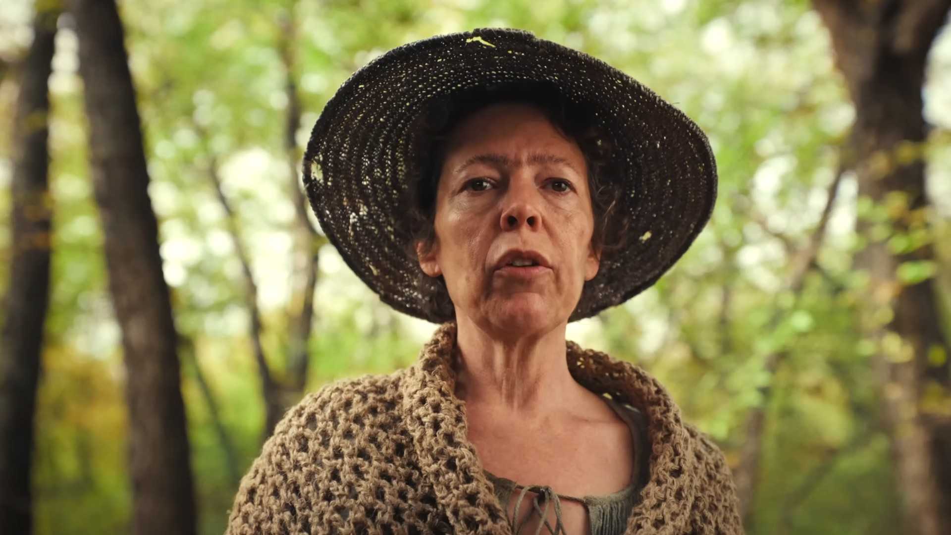 olivia-colman-makes-a-request-in-wicker Alexander Skarsgård's New Fantasy Movie Wicker Officially Sets Rotten Tomatoes Audience Record