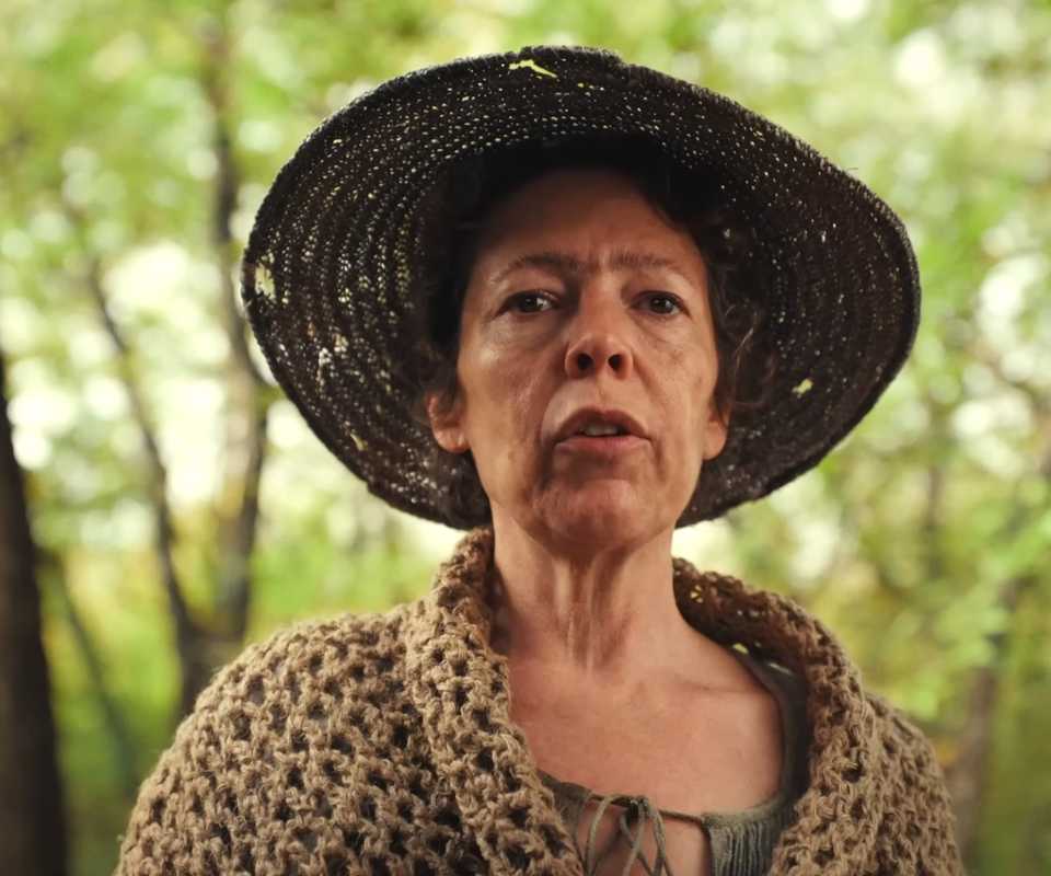 Olivia Colman makes a request in Wicker
