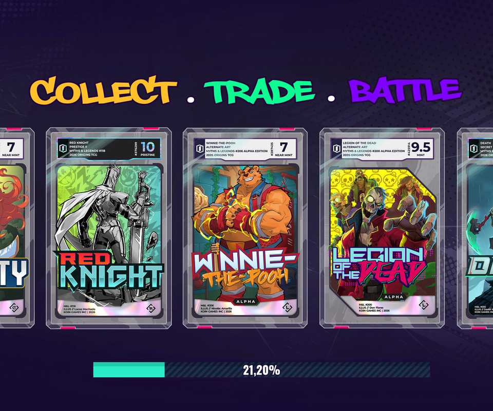 Origins TCG game lineup