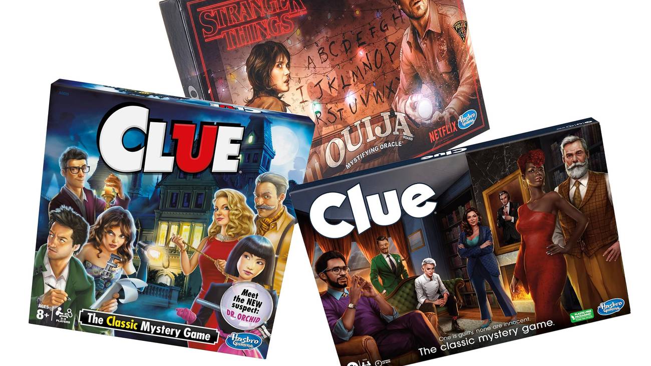 Ouija and Clue Hasbro Board Games 2026