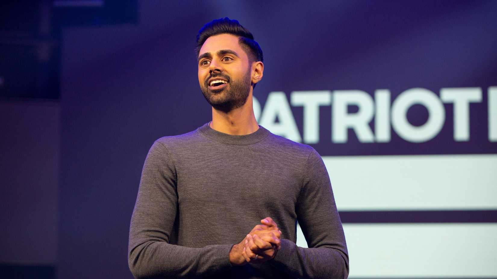 PATRIOT ACT WITH HASAN MINHAJ, host Hasan Minhaj, (Season 1, aired 2018).