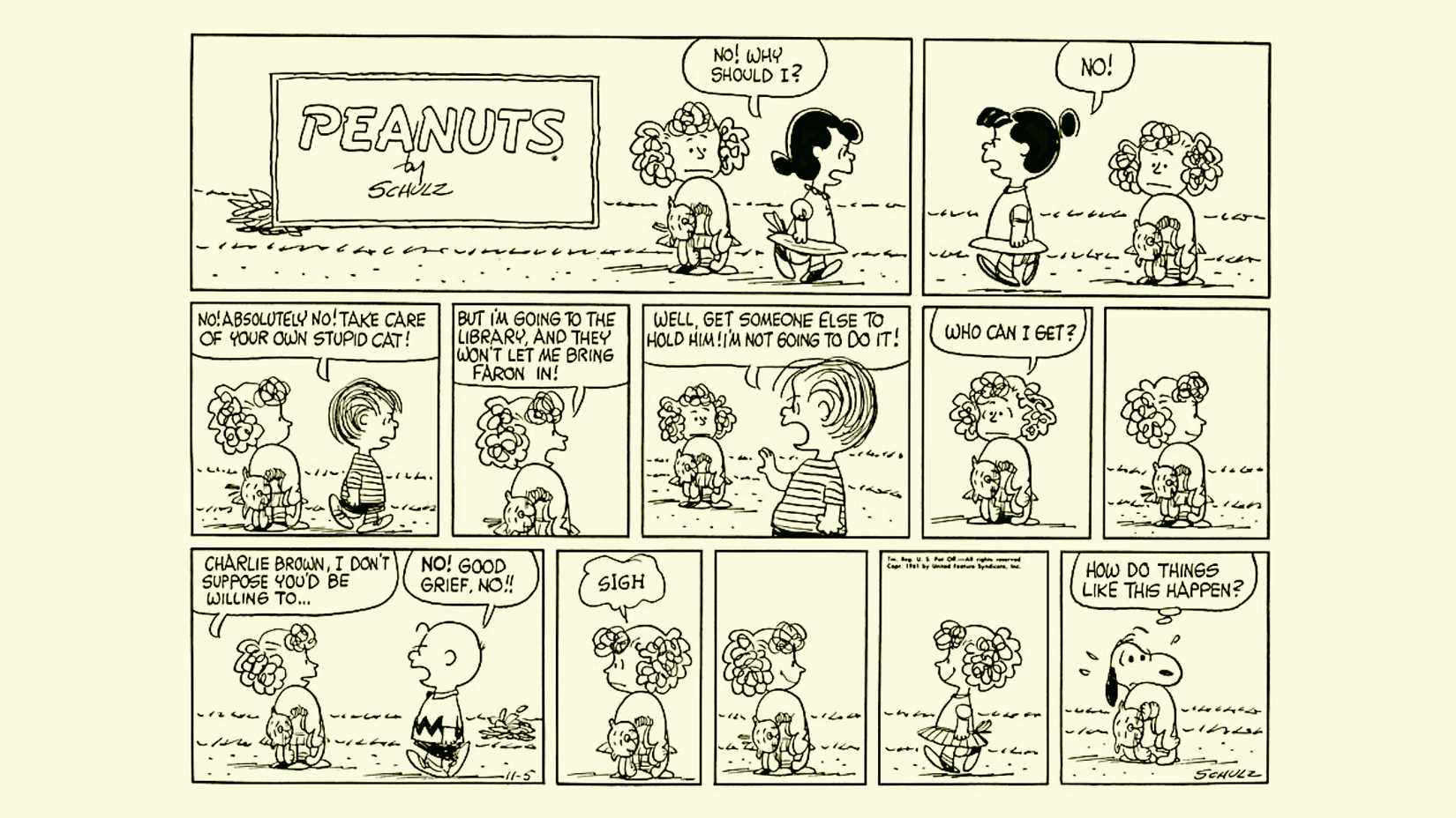 Peanuts November 5 1961