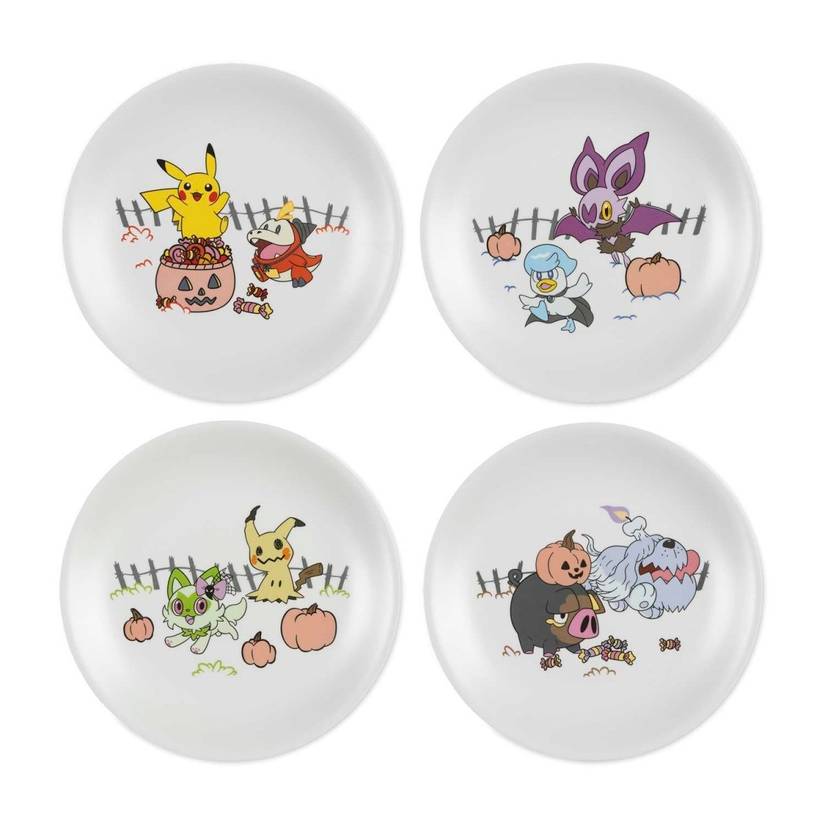 Pokemon Halloween Plates