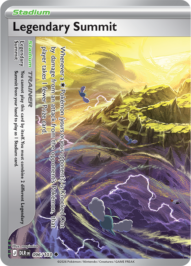 Pokemon TCG Delta Reign Summit card left side