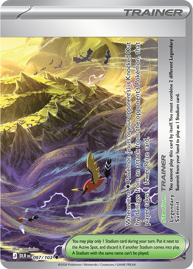 Pokemon TCG Delta Reign Summit card right side