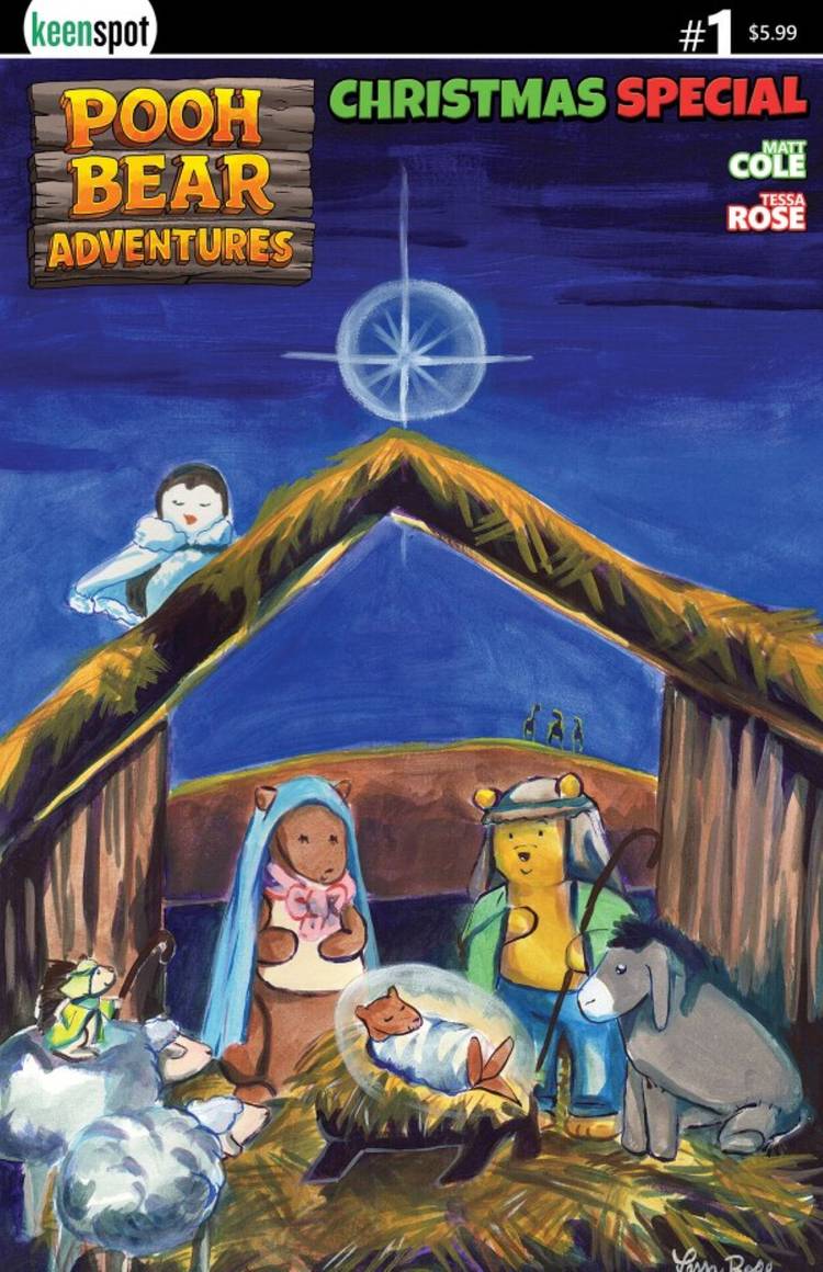 Pooh bear adventures christmas special variant cover