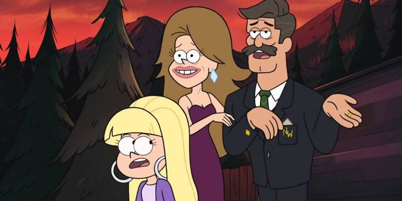 Preston Northward in Gravity Falls with his daughter Pacifica