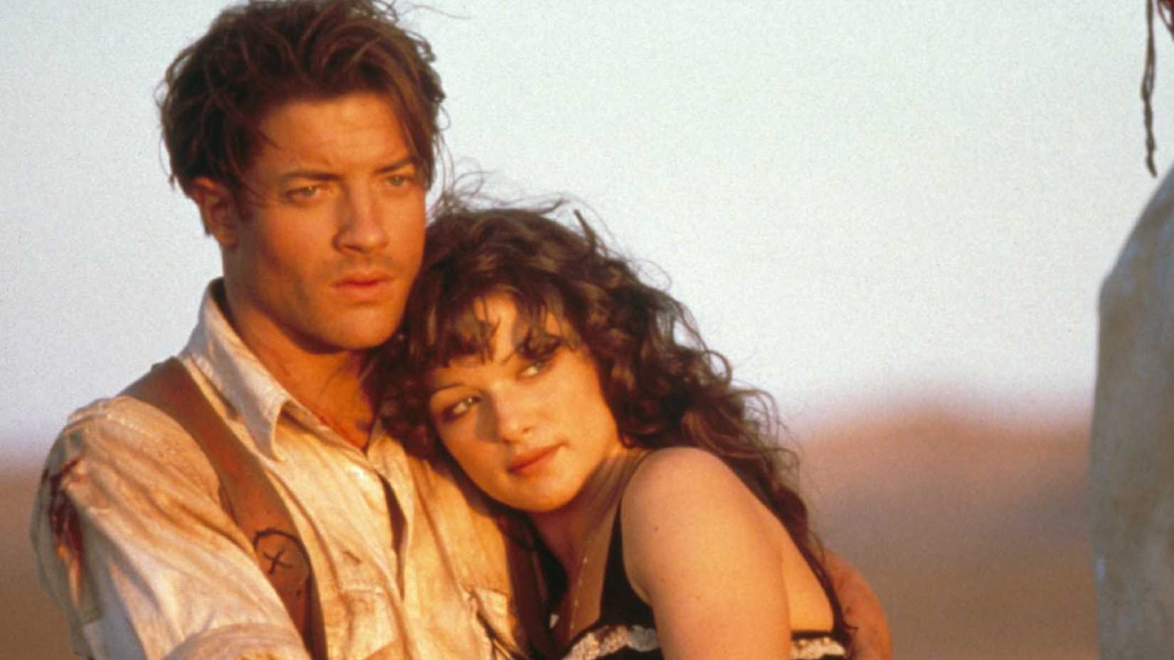 Rachel Weisz and Brendan Fraser in The Mummy 1999
