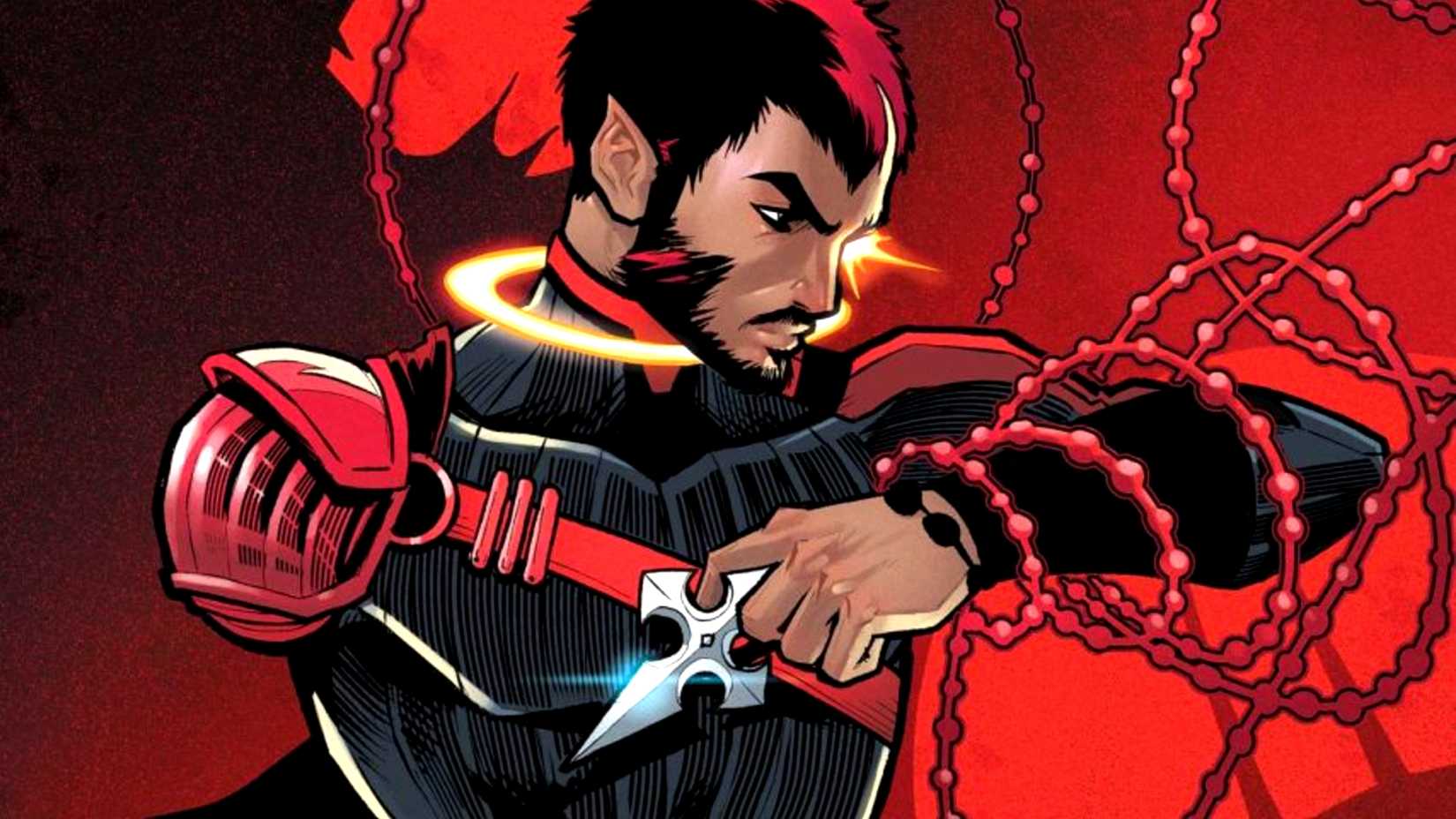 Repent prepares to exorcise a villain in The Uncanny X-Men cover
