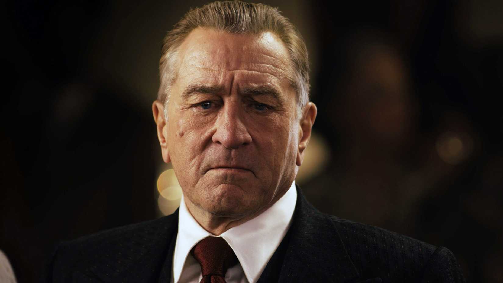 Robert De Niro glaring in The Irishman