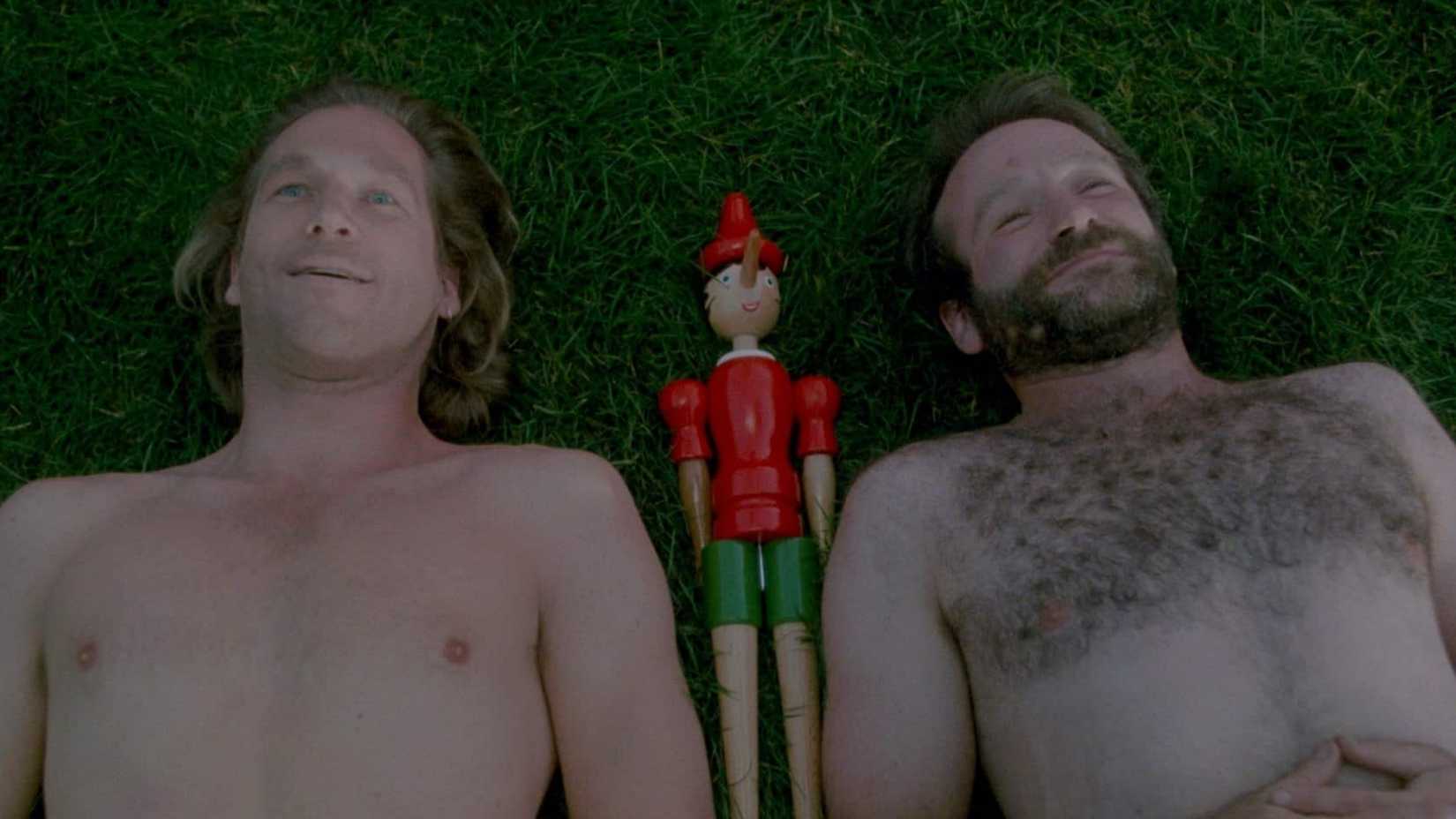 Robin Williams and Jeff Bridges in The Fisher King