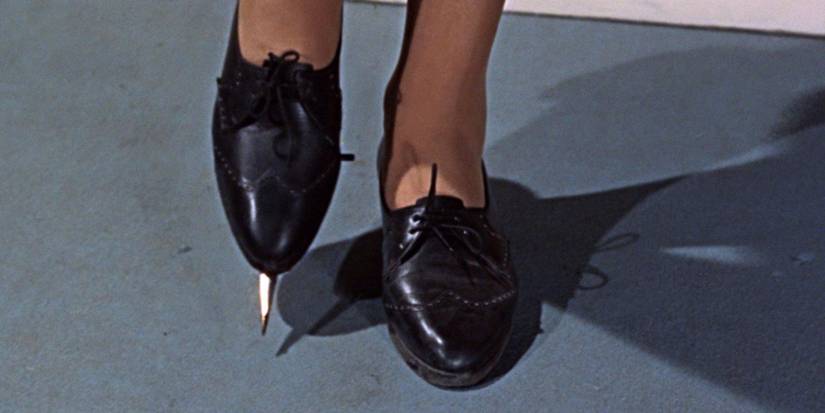 Rosa Kelbb's dagger shoe in From Russia With Love
