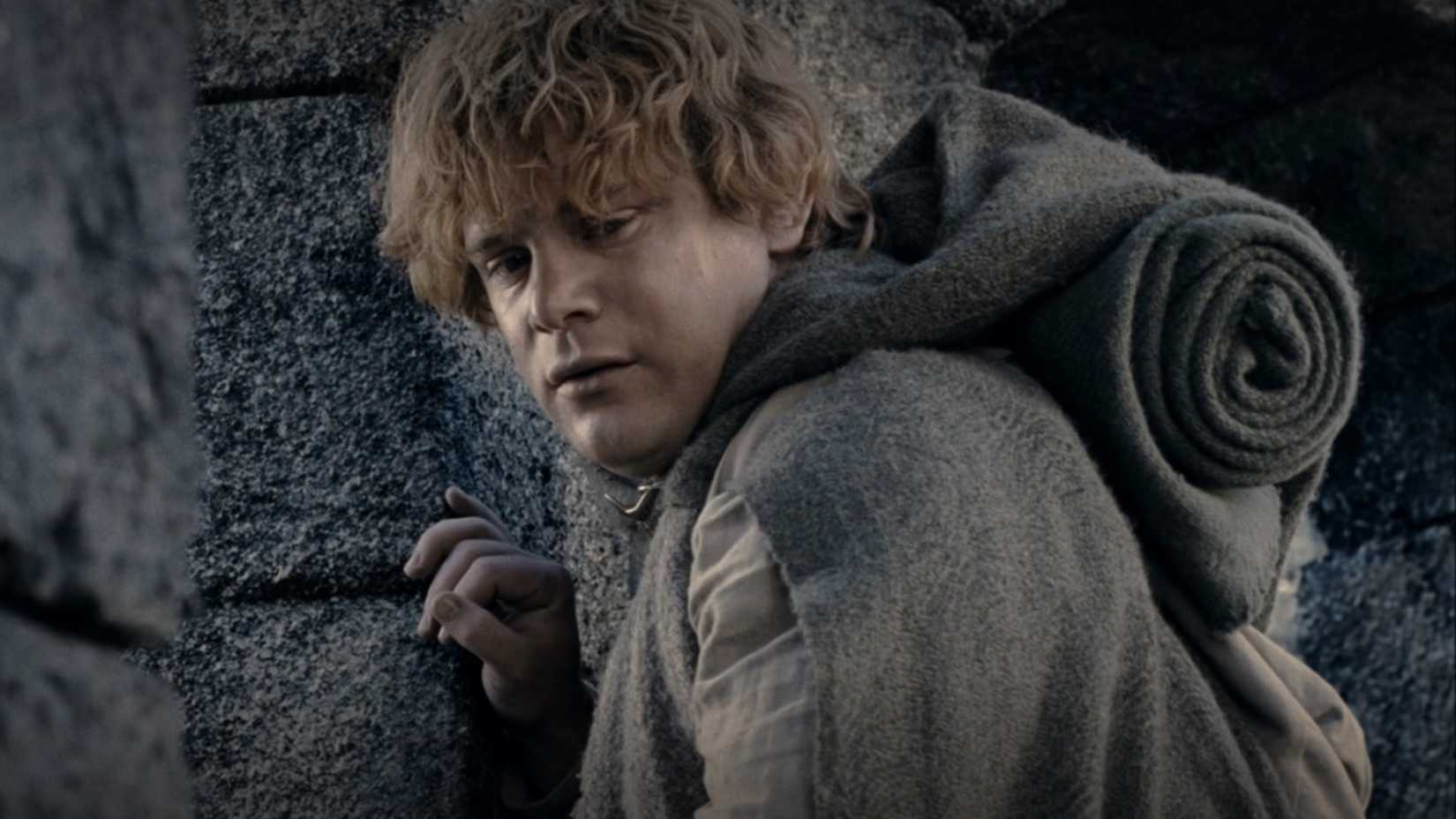 Sam (Sean Astin) in Lord of the Rings The Two Towers