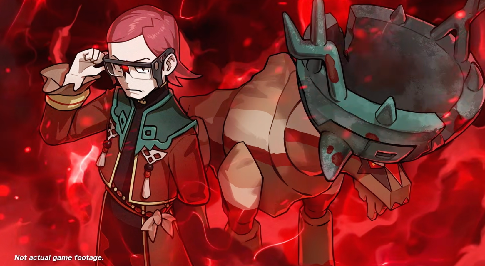 Image shows Maxie in Pokémon Masters Ex