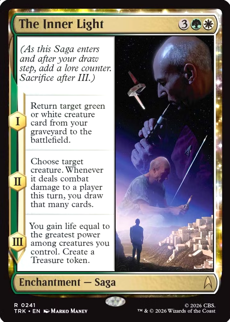 Star Trek Inner Light card MTG