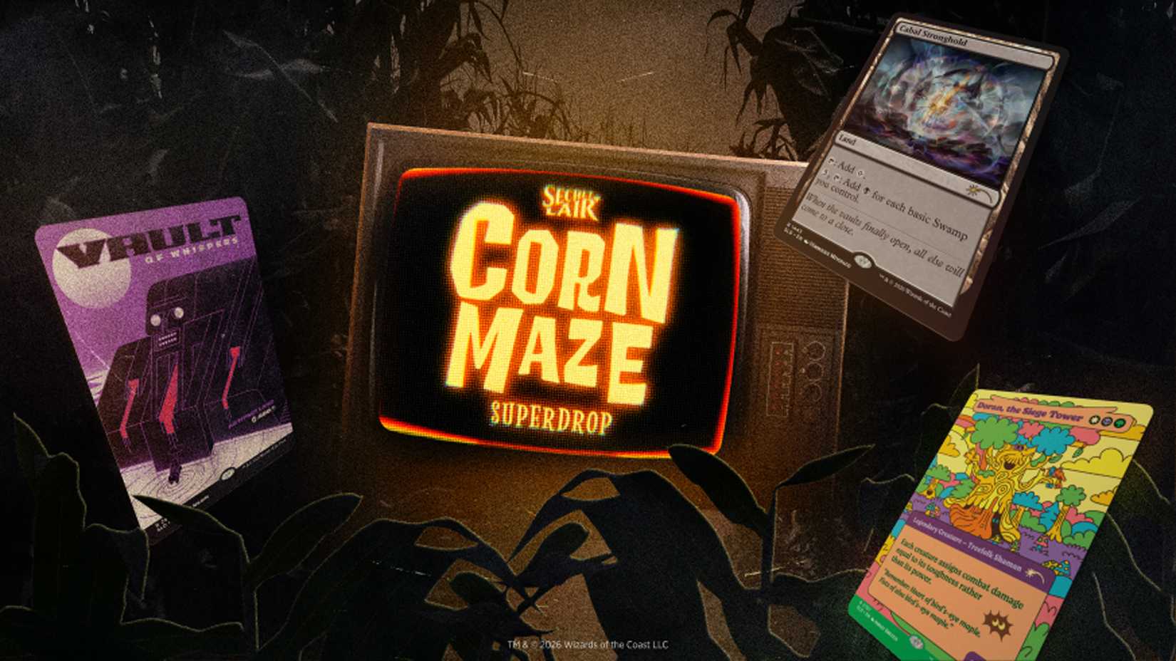 Secret Lair Corn Maze MTG