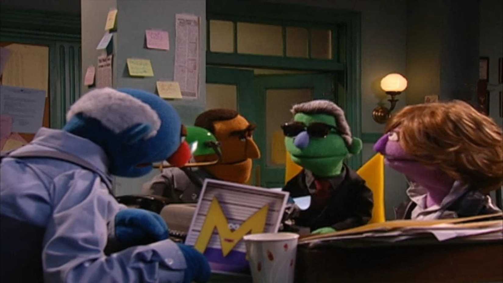 Sesame Street characters in a L&O parody