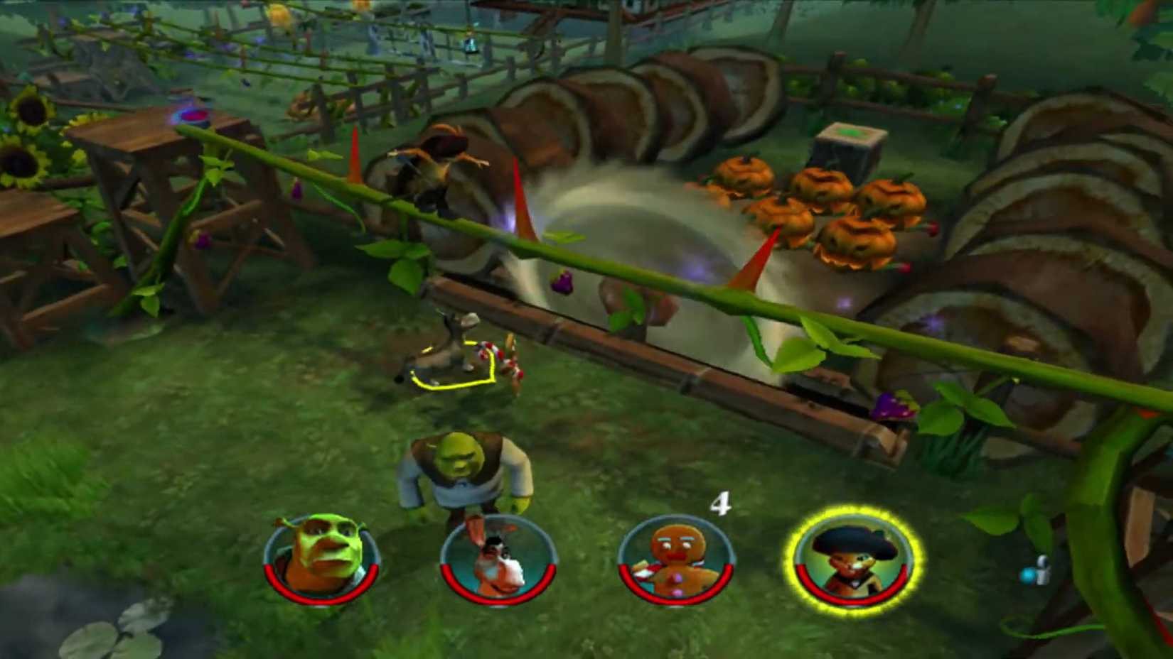 shrek 2 4-player gameplay