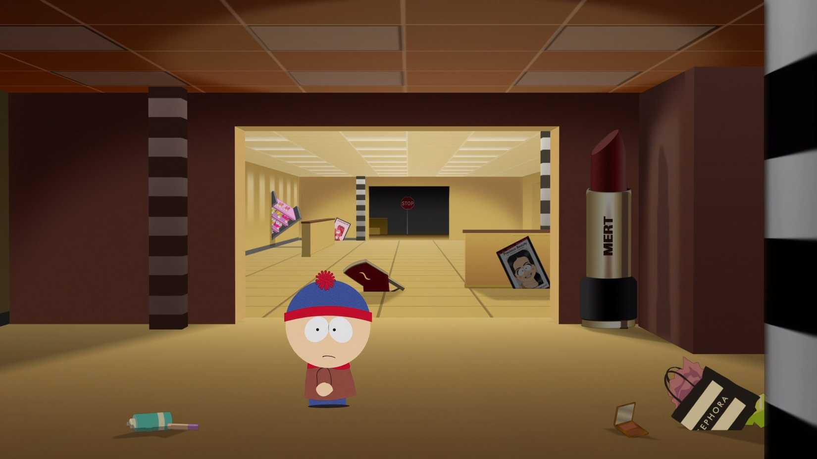Stan in South Park's Sephora episode