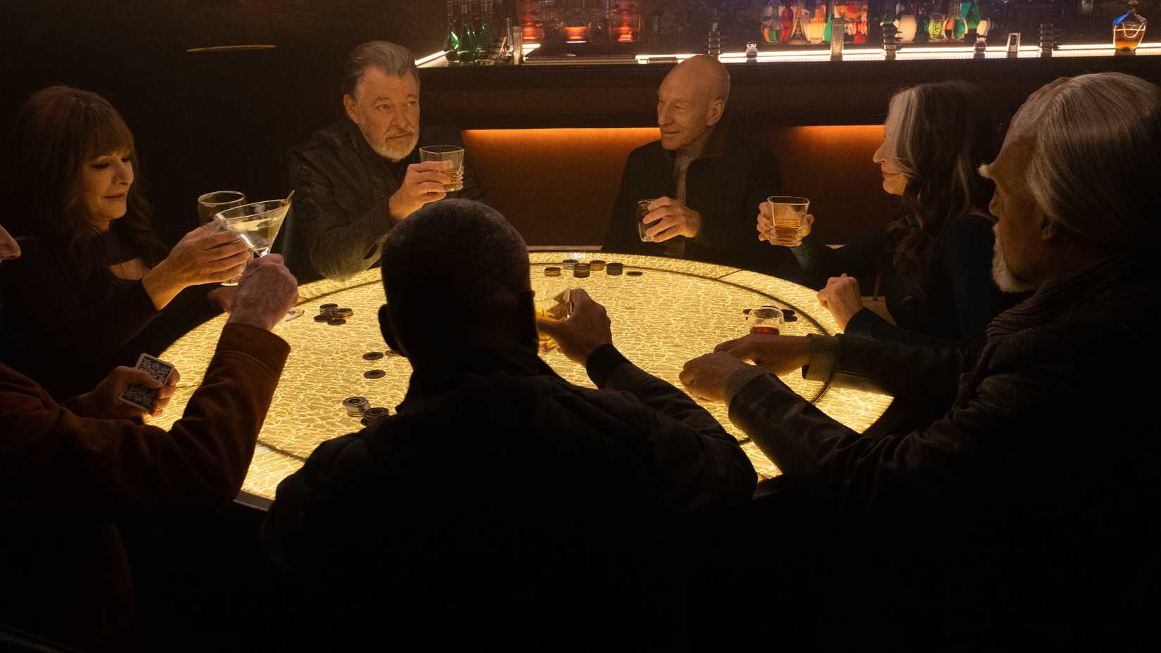 Star Trek Picard finale poker game
