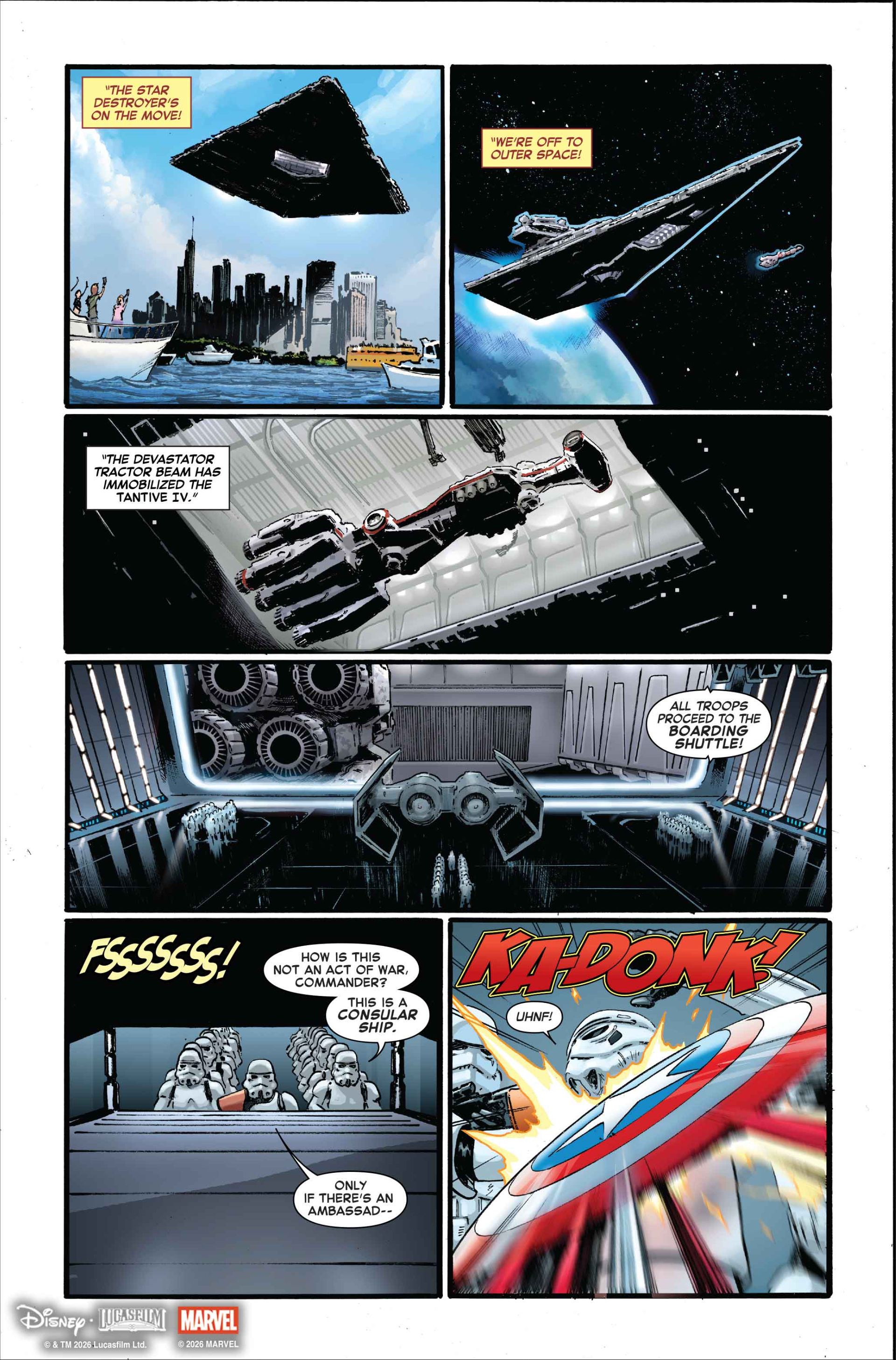 Marvel Releases Official First Look At Historic Star Wars Crossover