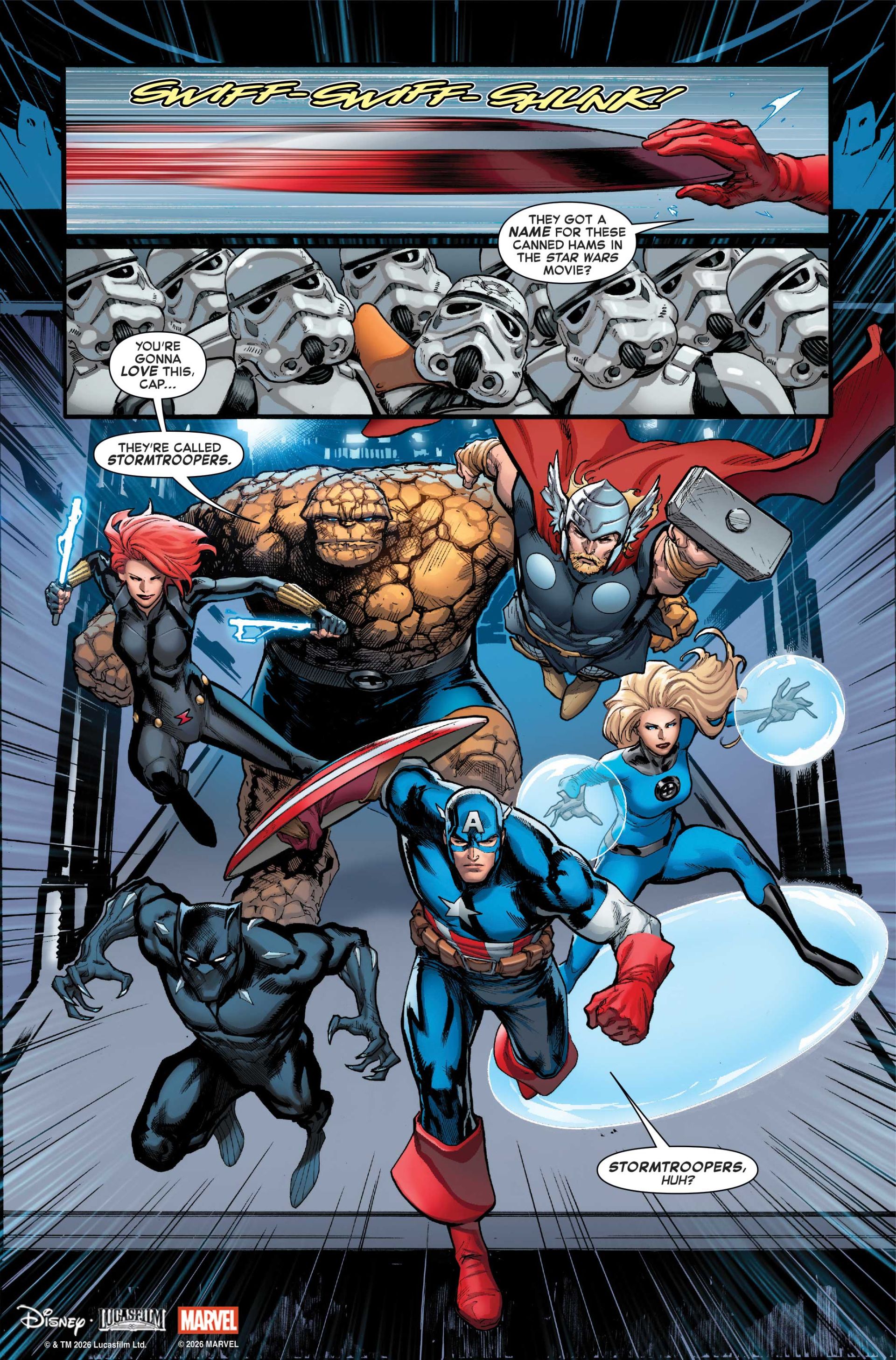 Marvel Releases Official First Look At Historic Star Wars Crossover