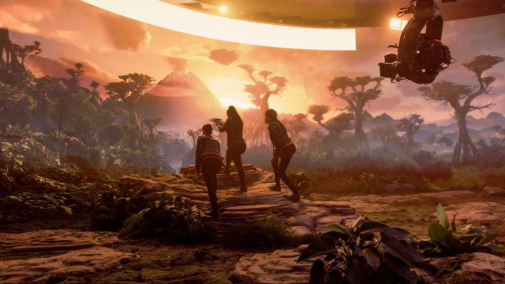 Strange New Worlds acting against AR Wall