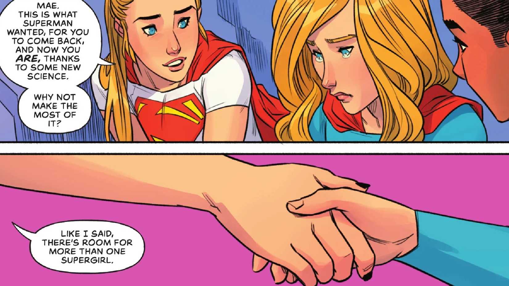 SUPERGIRL CALLS MATRIX THE NEXT SUPERGIRL