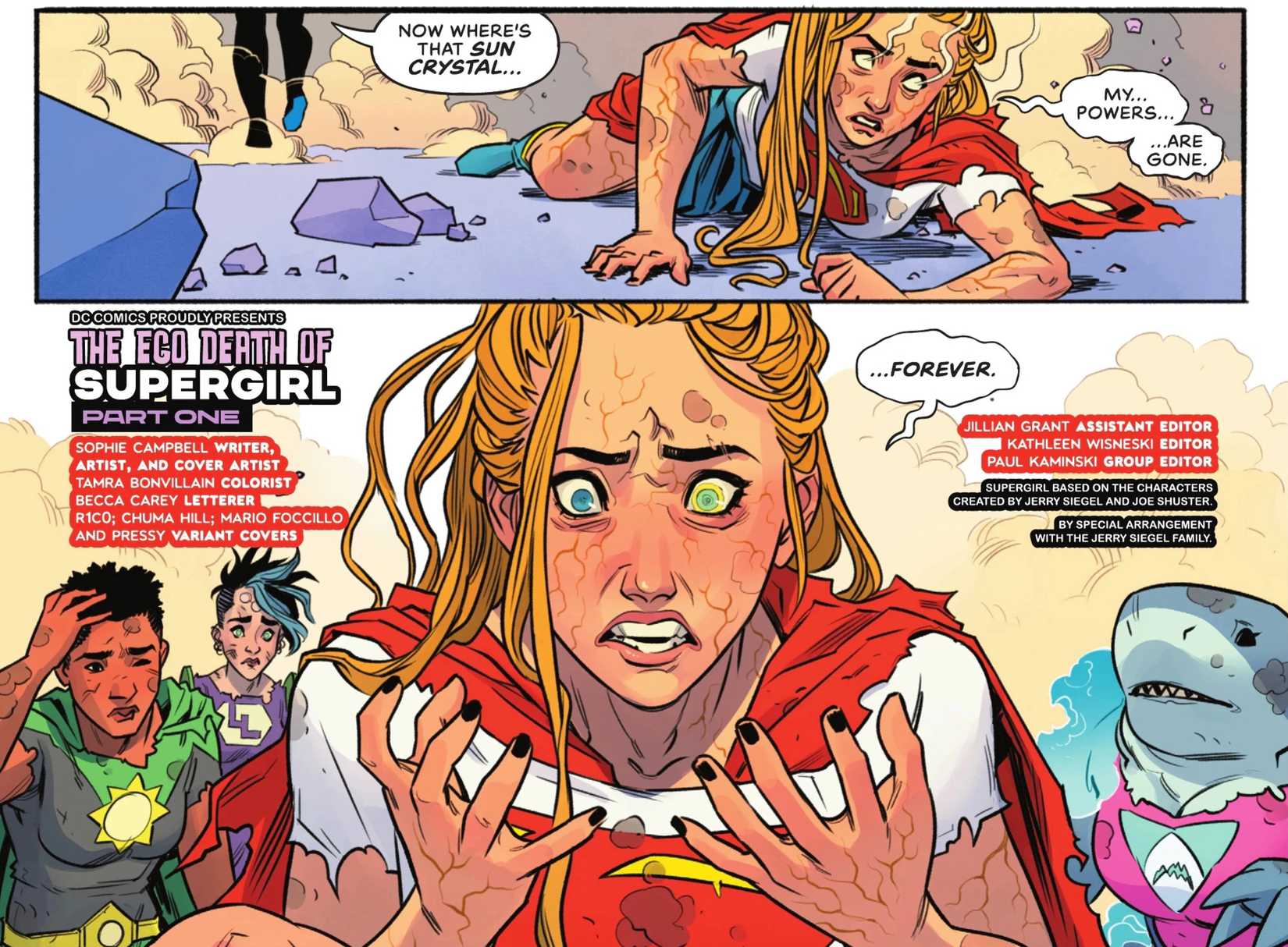 SUPERGIRL LOSES HER POWERS TO GOLD KRYPTONITE 2