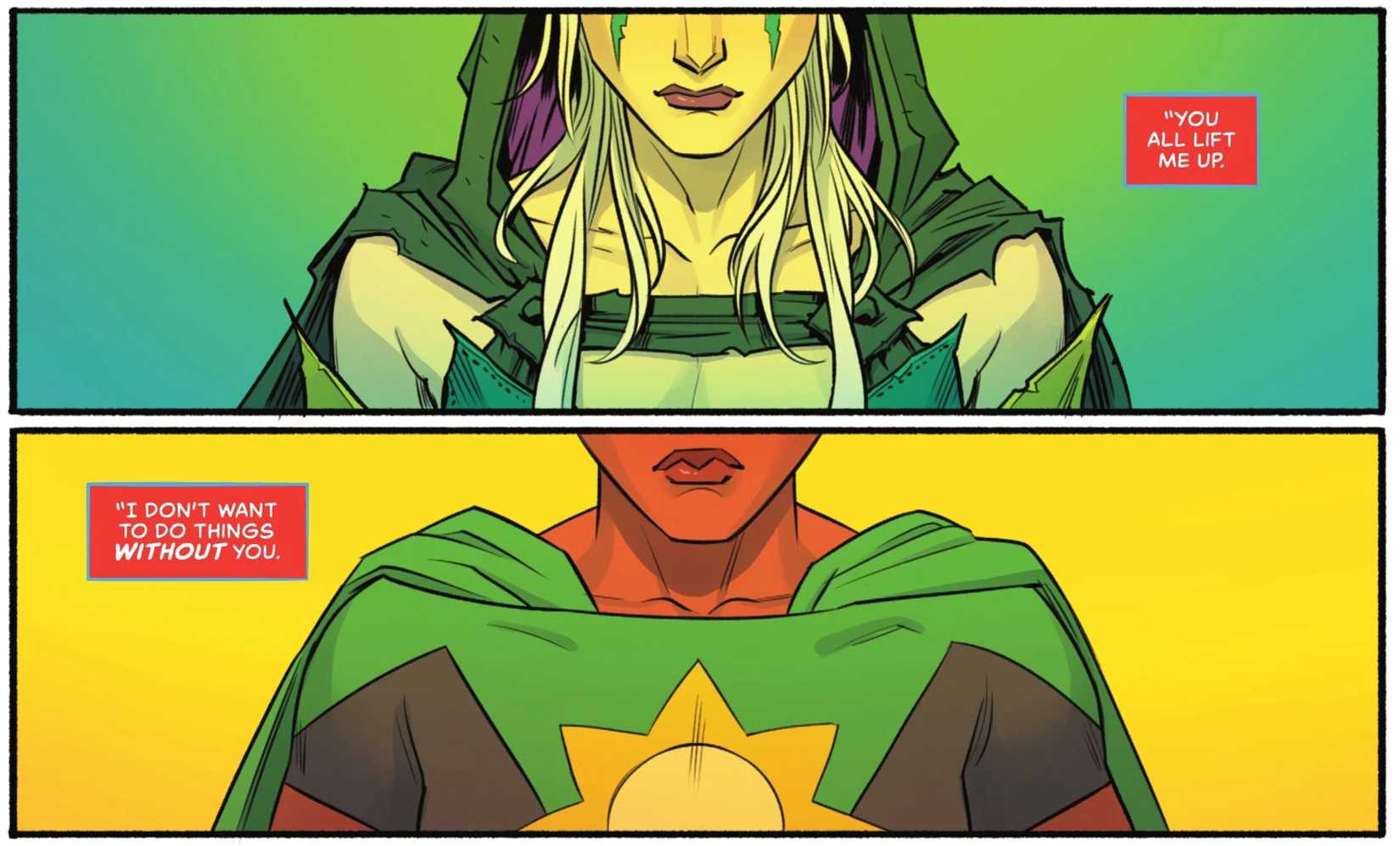 supergirl praises her allies