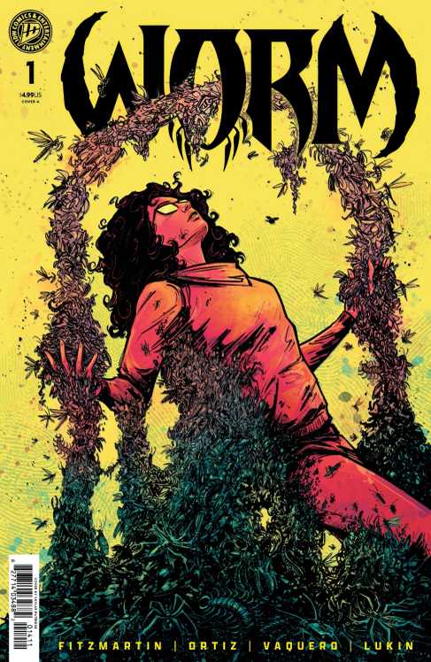 Taylor aka Skitter summons insects in Worm #1 cover