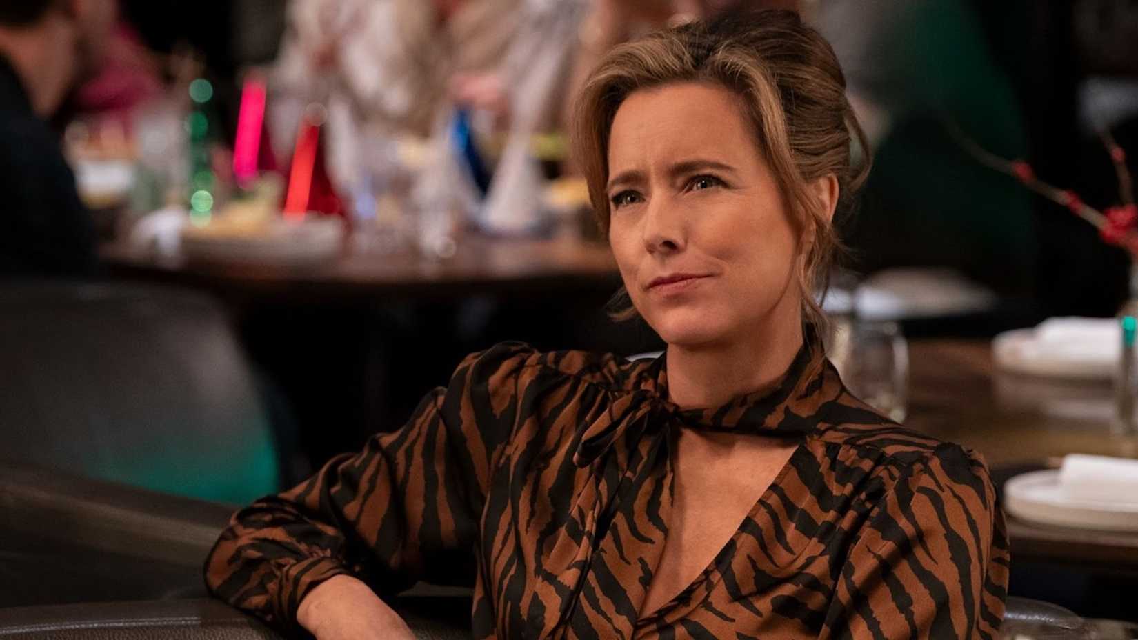 Téa Leoni in Only Murders in the Building season 5, episode 5.