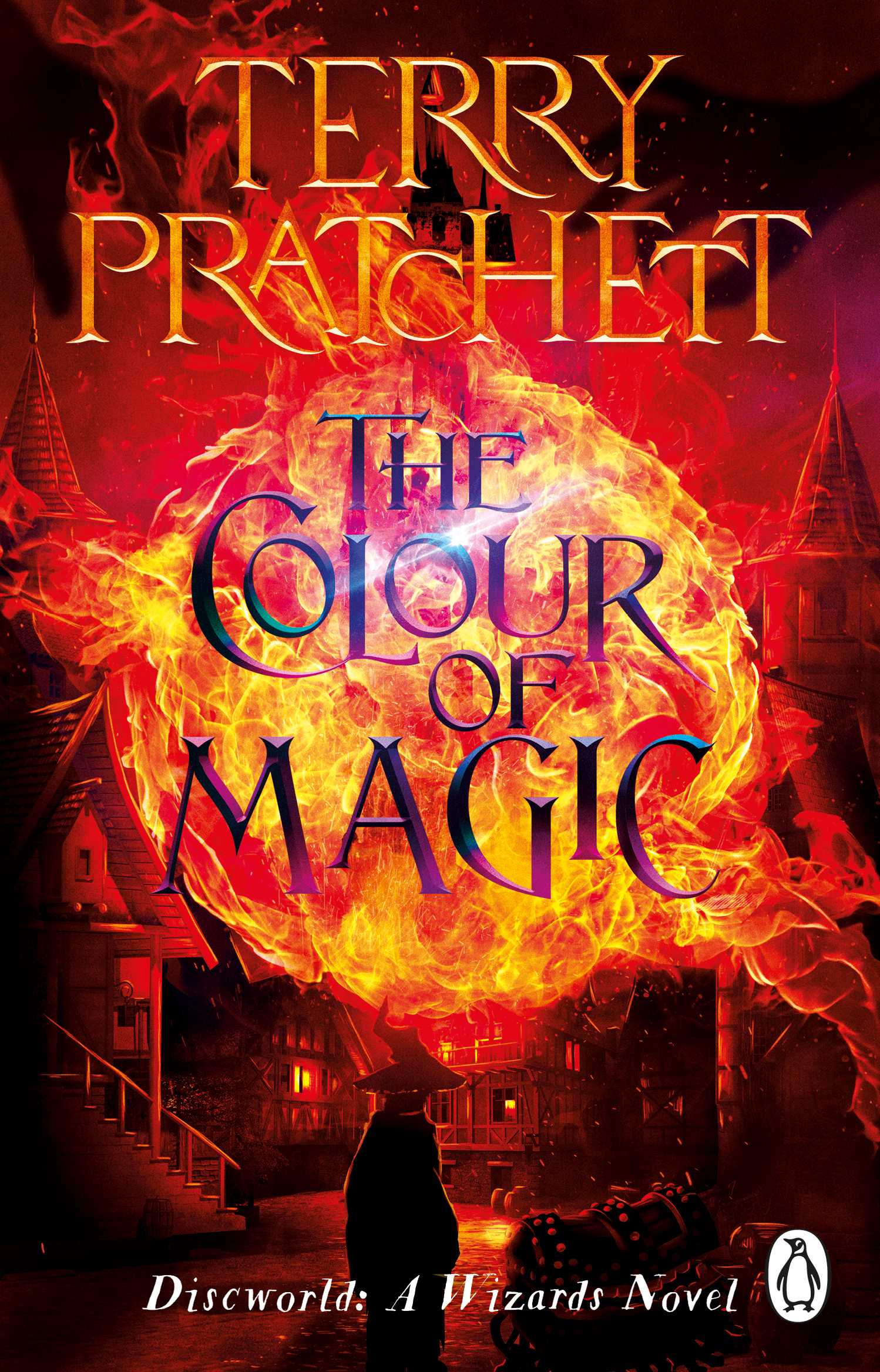 The cover of The Colour of Magic by Terry Pratchett