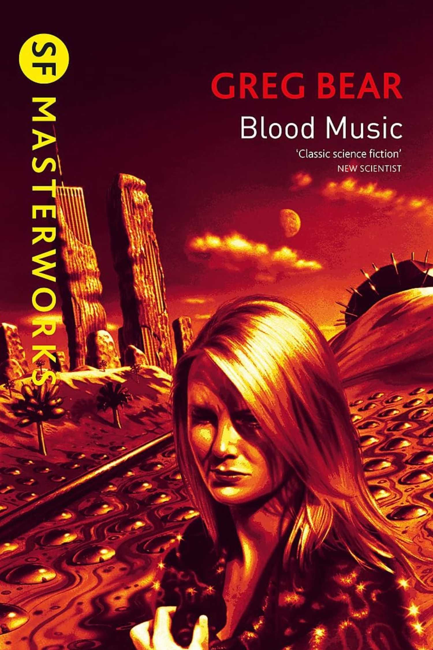 The cover of Blood Music by Greg Bear