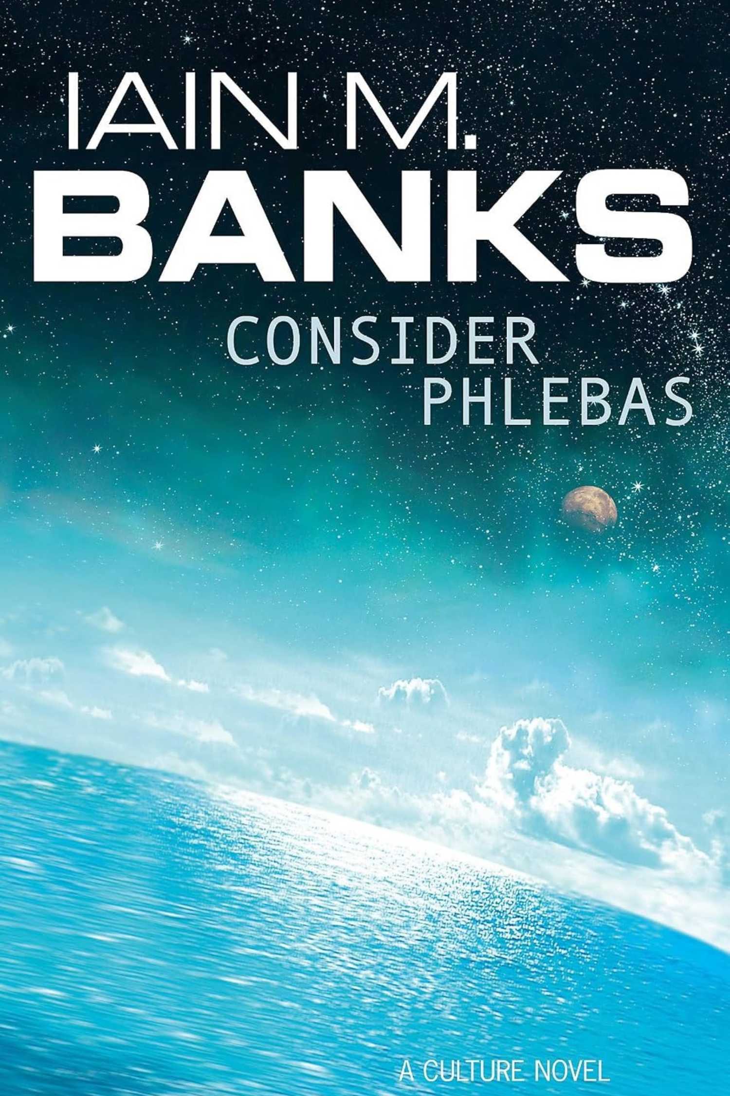 The cover of Consider Phlebas by Iain M. Banks