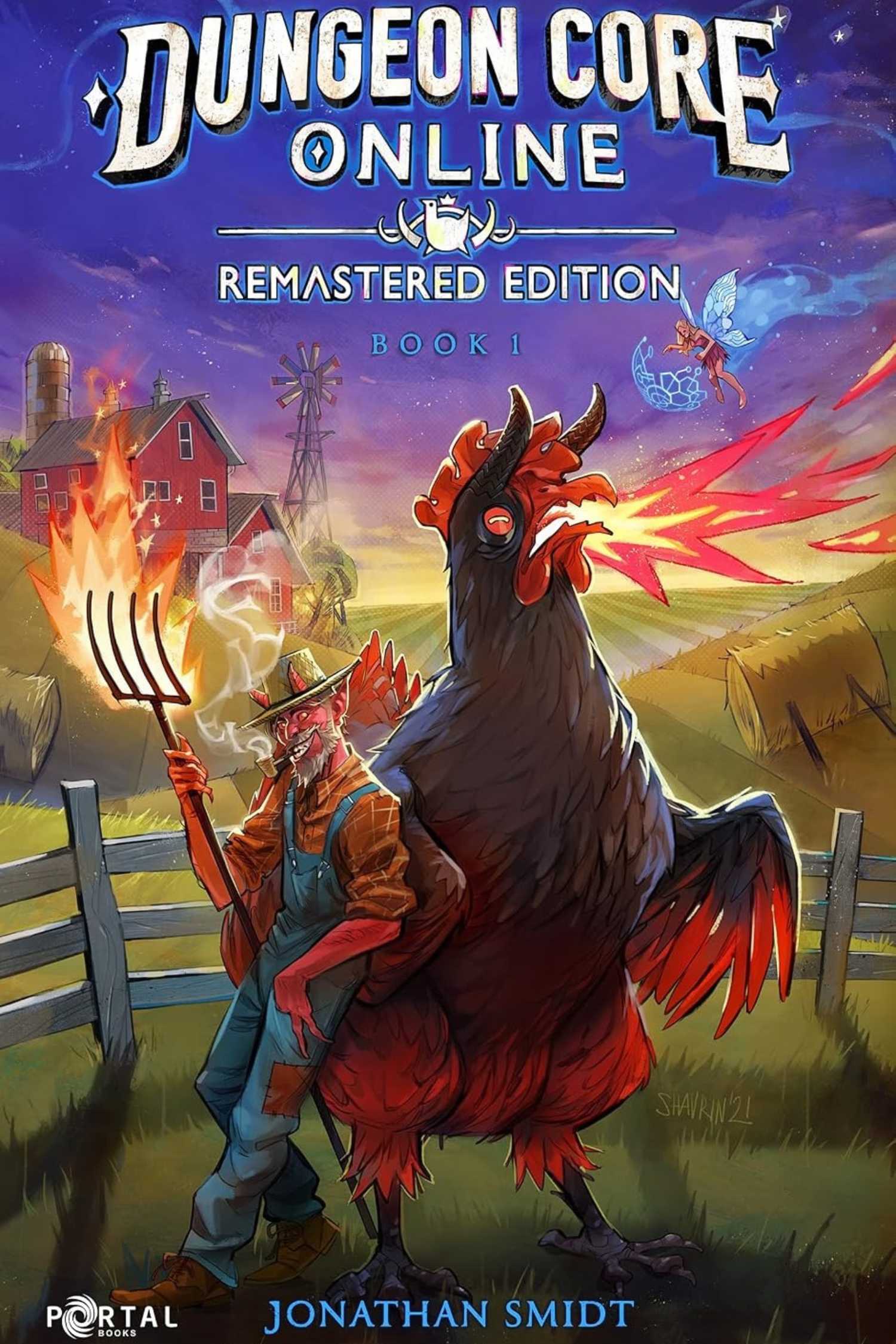 The cover of Dungeon Core Online book 1 by Jonathan Smidt