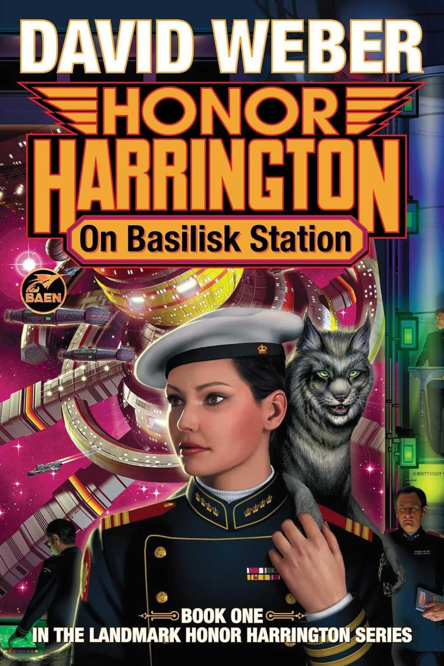 The cover of On Basilisk Station by David Weber