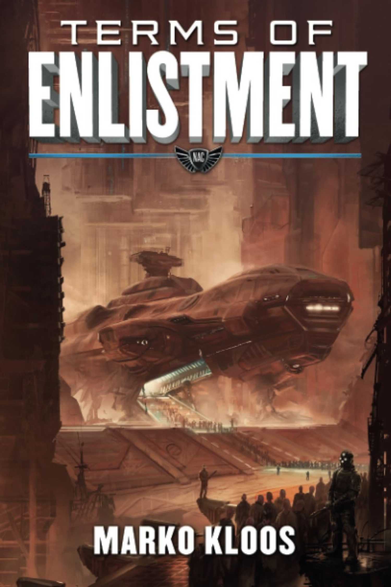 The cover of Terms of Enlistment by Marko Kloos