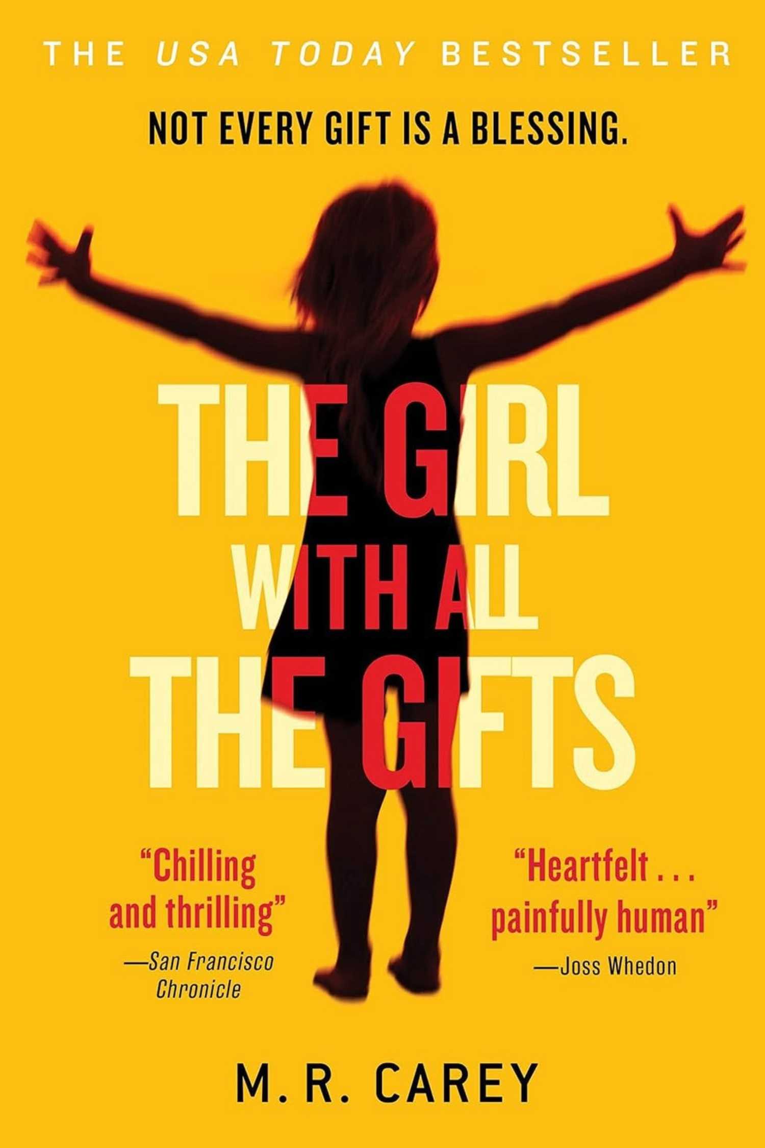 The cover of The Girl With All The Gifts by M.R. Carey